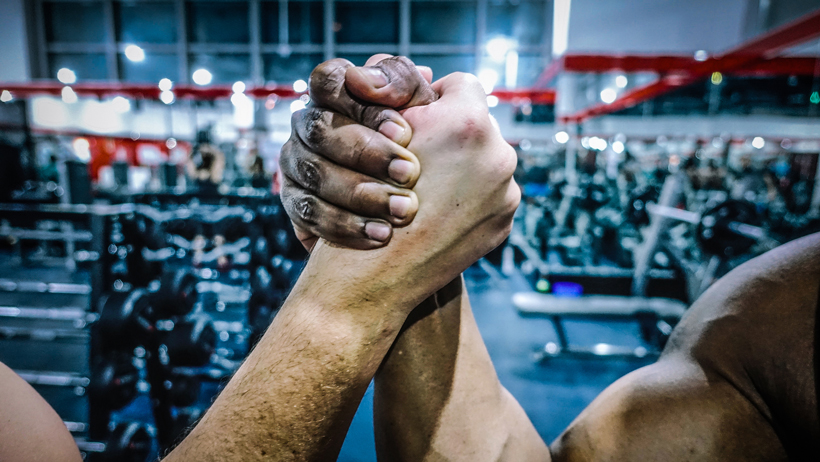 Interview with 60-year-old Chicago arm wrestler Ed Grossman photo