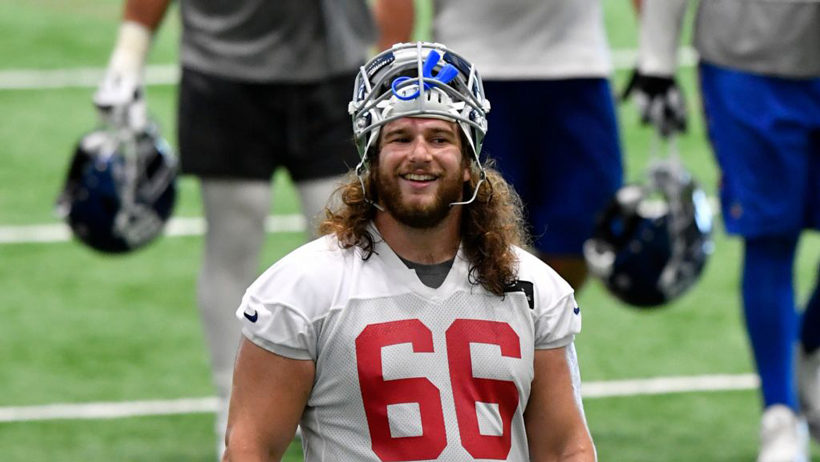 Interview with Jewish NY Giants Tackle Adam Bisnowaty photo