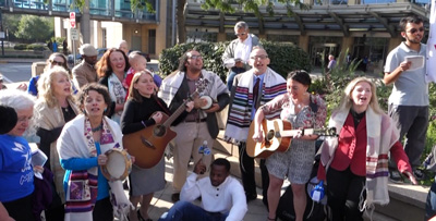 Singing for a South Side trauma center photo